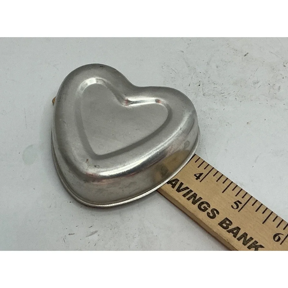 Vintage Playing Card Suit Mini Cake Jello Molds‎ Aluminum Set of 4